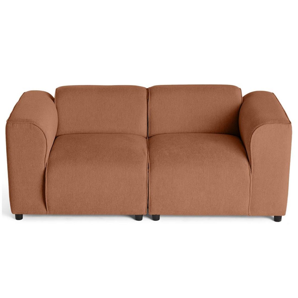 LISA DESIGN Suaro - canapé modulable 2 places en tissu texturé