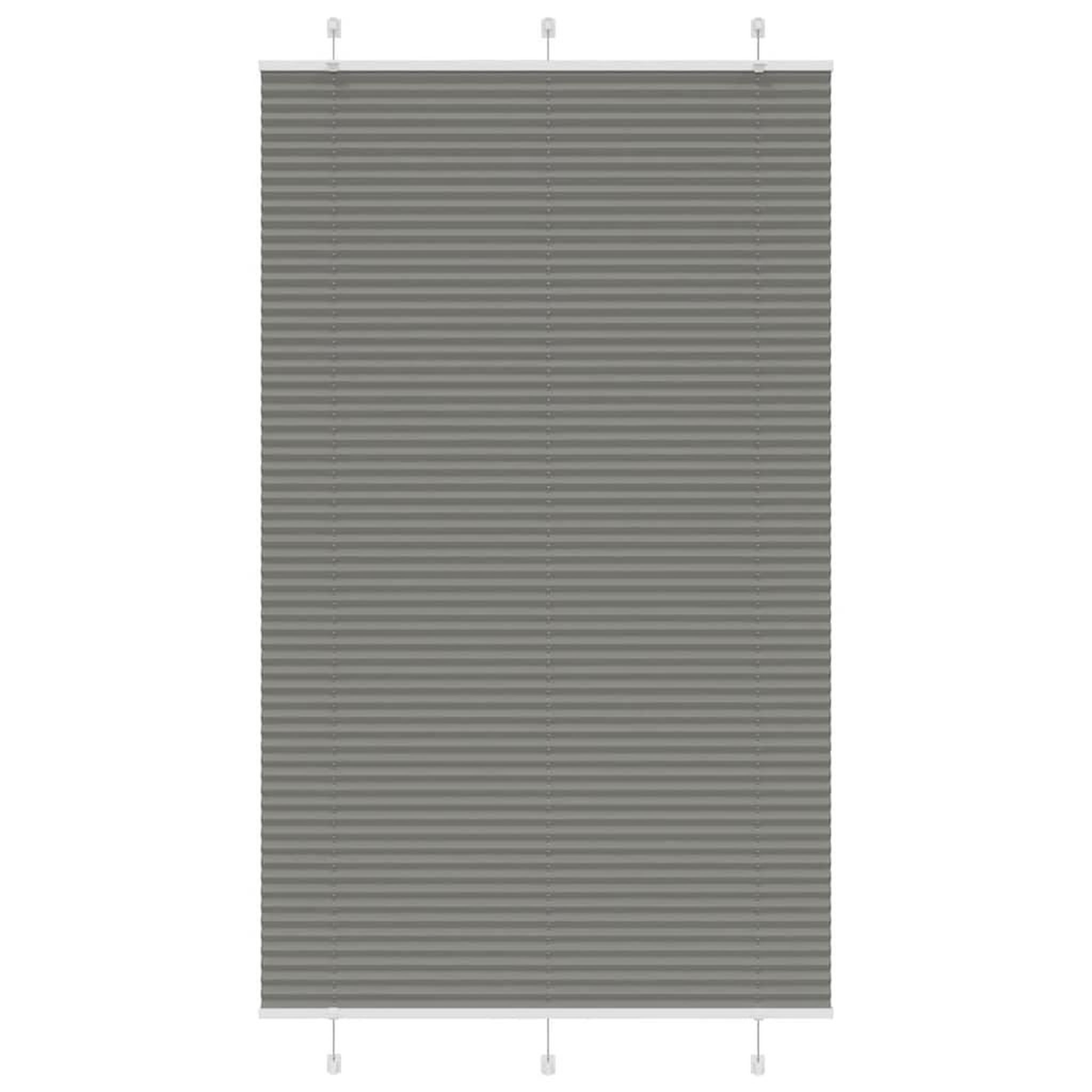 VIDAXL Store plisse anthracite 120x200 cm largeur du tissu 119,4 cm