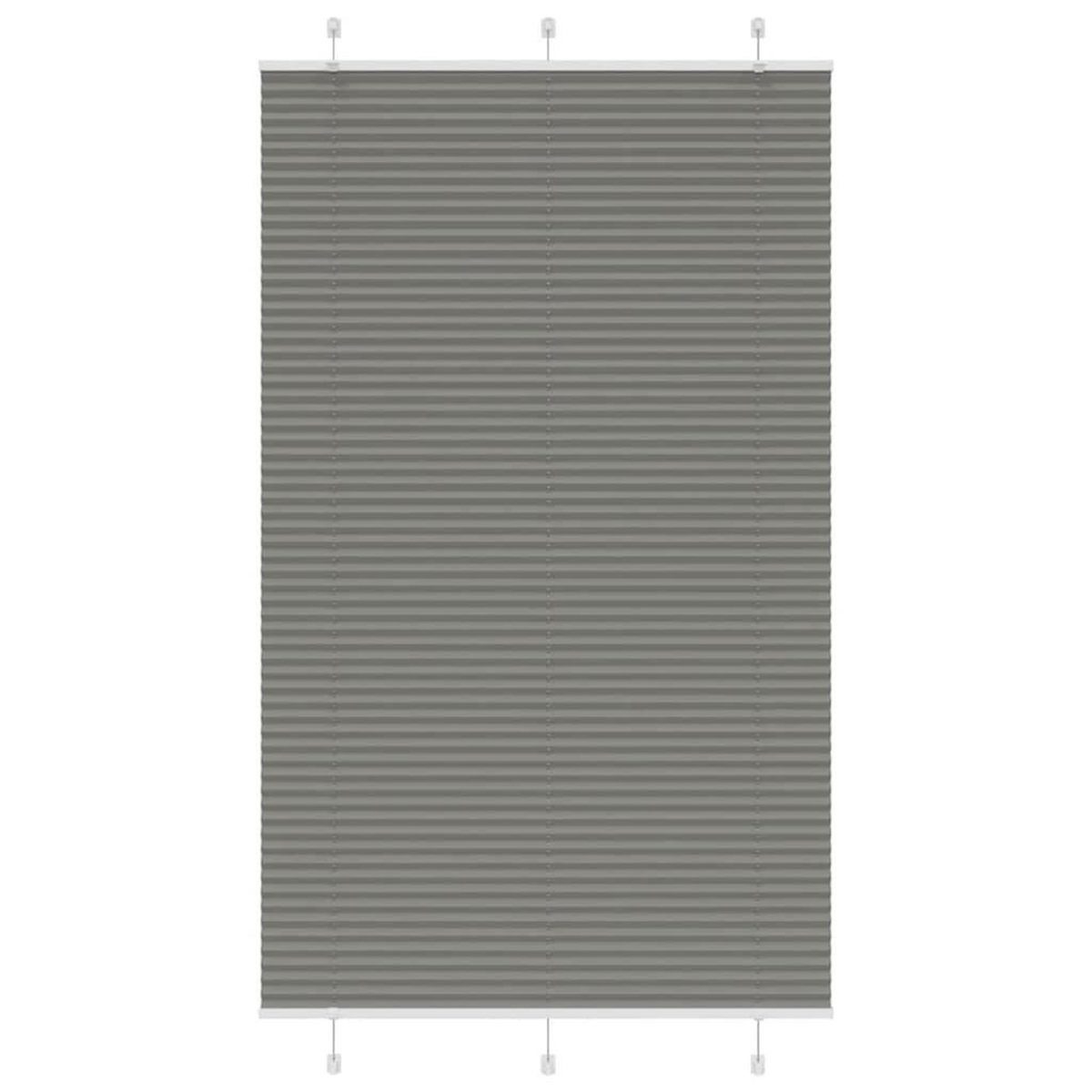 VIDAXL Store plisse anthracite 120x200 cm largeur du tissu 119,4 cm