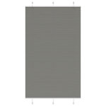 VIDAXL Store plisse anthracite 120x200 cm largeur du tissu 119,4 cm