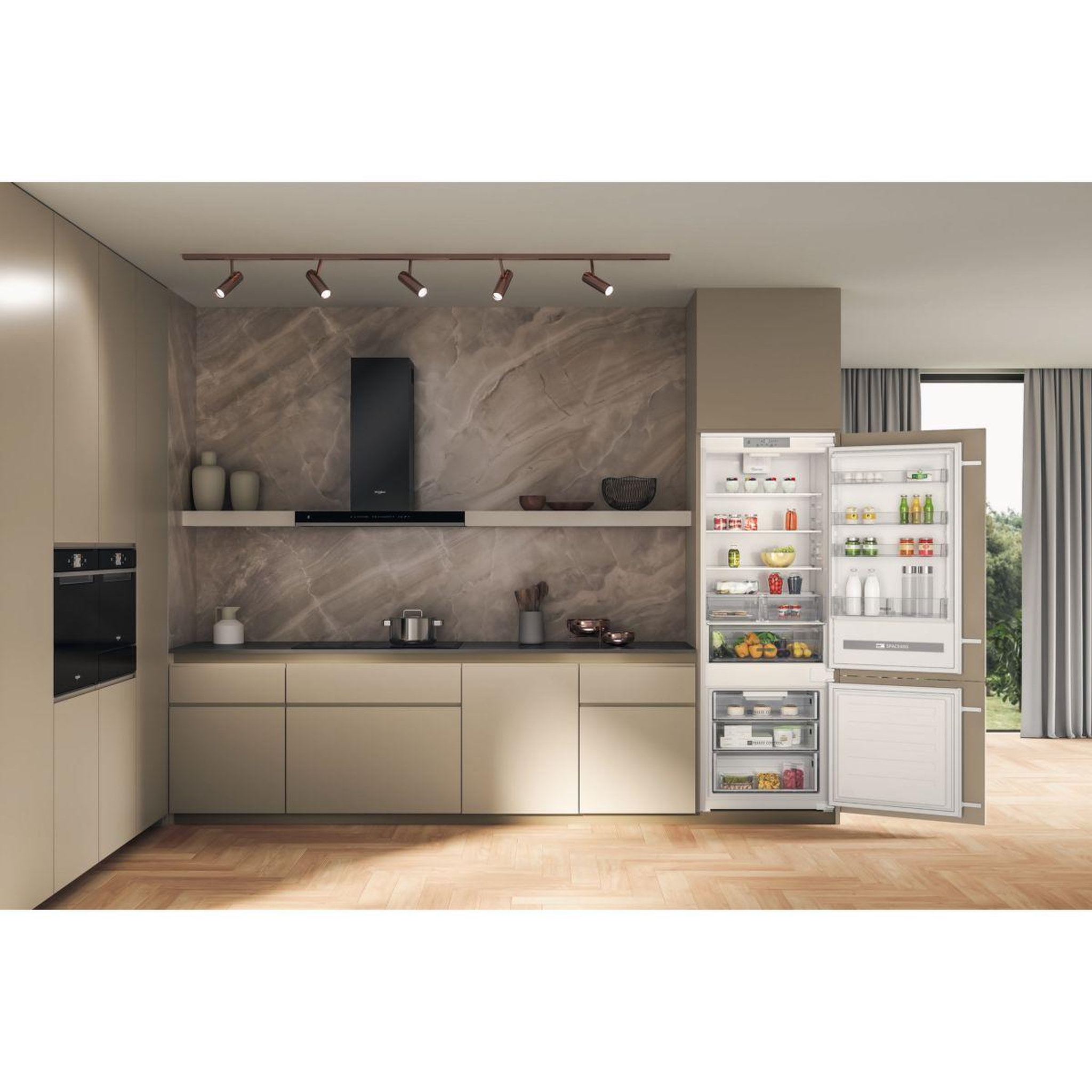 Voir la diapositive 5 : Whirlpool Réfrigérateur combiné encastrable SP408102FR