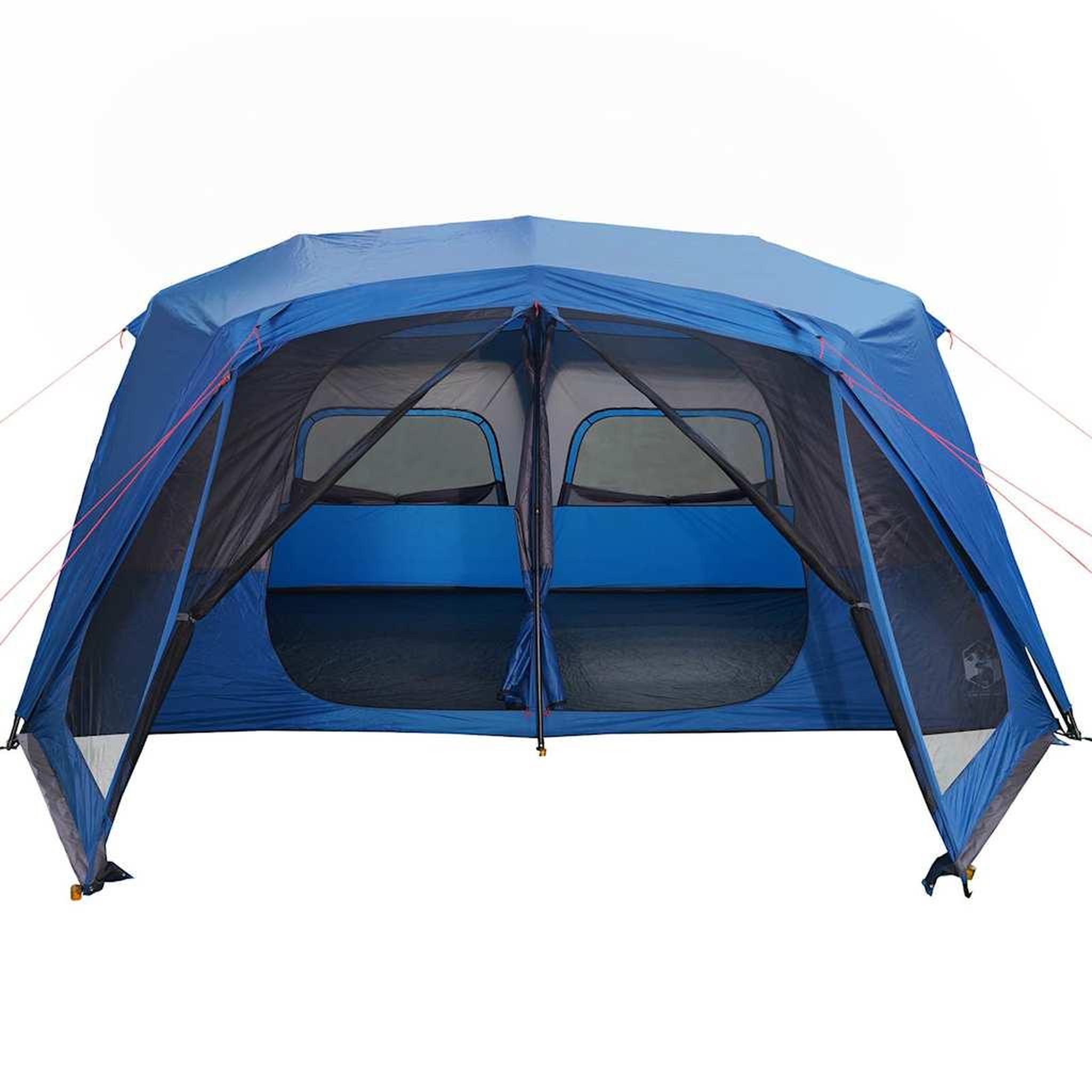 Voir la diapositive 5 : VIDAXL Tente familiale 10 personnes bleu liberation rapide impermeable