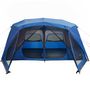 Voir la diapositive 5 : VIDAXL Tente familiale 10 personnes bleu liberation rapide impermeable