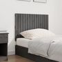 Voir la diapositive 3 : VIDAXL Tete de lit murale Gris 95,5x3x60 cm Bois massif de pin