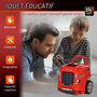 Voir la diapositive 4 : HOMCOM Camion mécano 2 en 1 - jouet bricolage enfant - jeu d'imitation mécanicien - nombreux accessoires total de 61 pièces - effets sonores et lumineux - PP ABS rouge