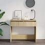 Voir la diapositive 3 : VIDAXL Table console chene sonoma 89x41x76,5 cm bois d'ingenierie