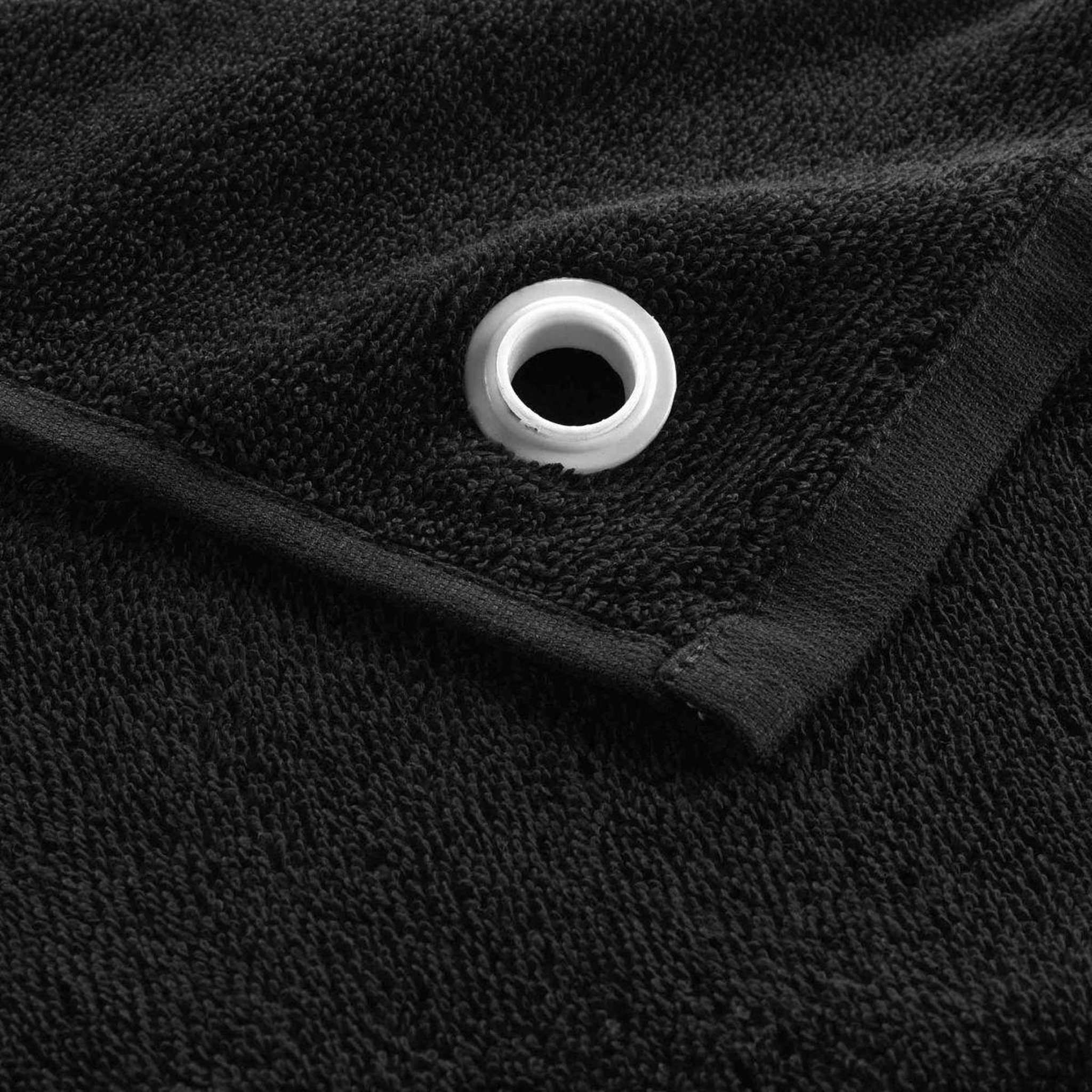 Voir la diapositive 2 : Douceur d'Intérieur Essuie main en éponge  cuistot  50x50cm noir