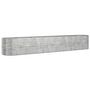Voir la diapositive 2 : VIDAXL Lit sureleve de jardin Acier enduit de poudre Argente