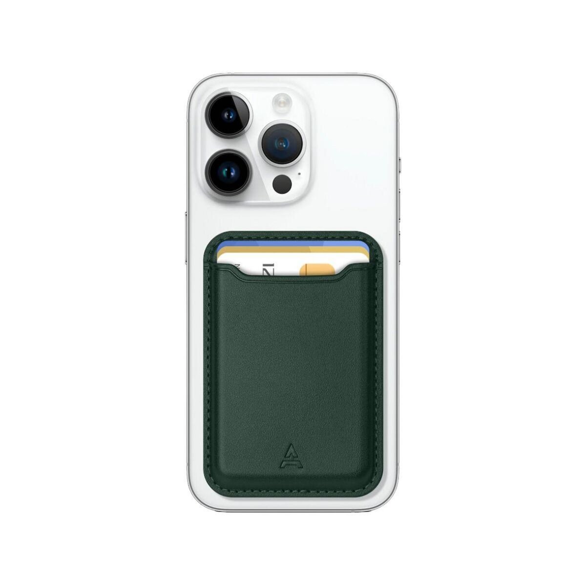 ADEQWAT Porte-cartes Magnétique Vert