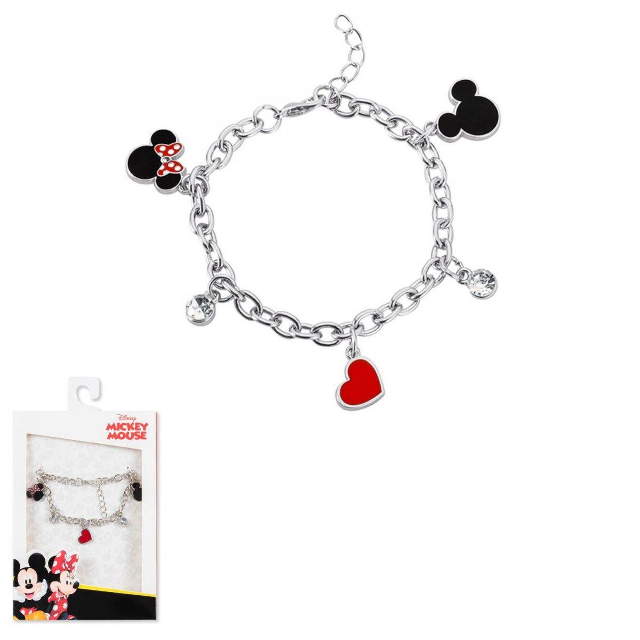 Voir la diapositive 1 : SC CRYSTAL Bracelet Disney - Mickey et Minnie
