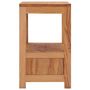 Voir la diapositive 4 : VIDAXL Table de chevet 40x30x50 cm bois de teck massif