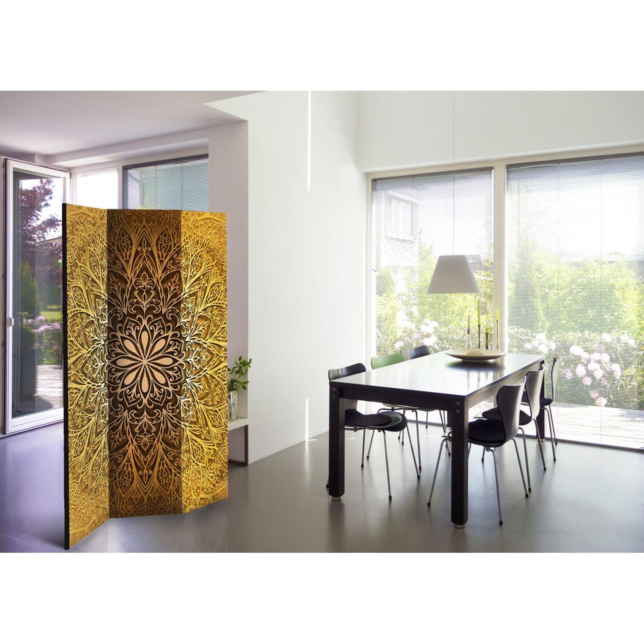 Voir la diapositive 2 : Paris Prix Paravent 3 volets  sacred circle  135x172cm