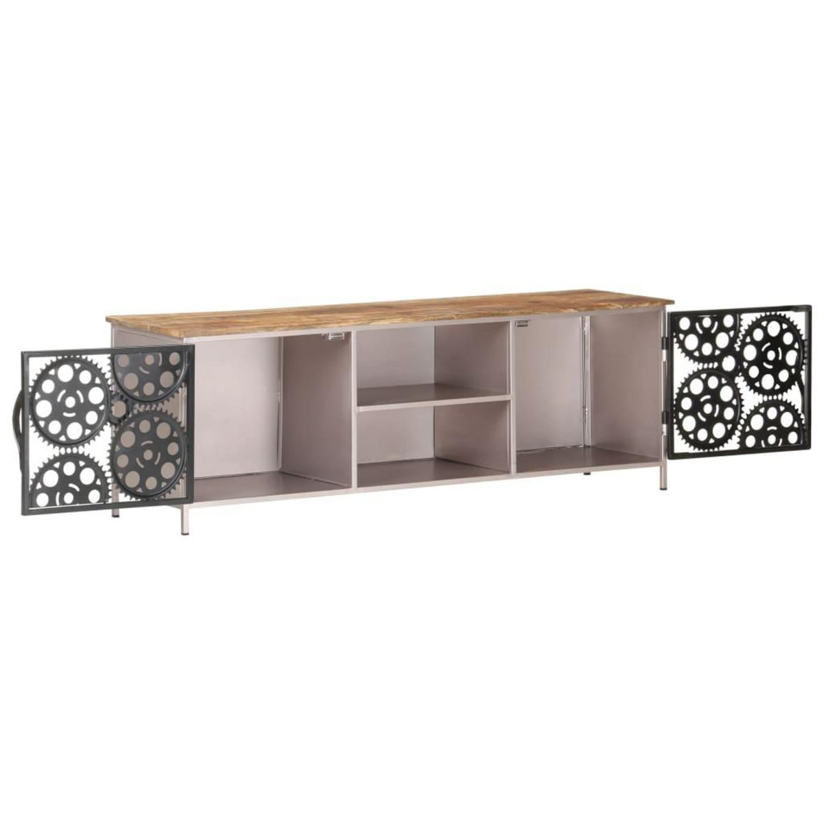 VIDAXL Meuble TV 120x30x40 cm Bois de manguier brut