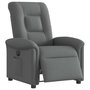 Voir la diapositive 3 : VIDAXL Fauteuil inclinable electrique Gris fonce Tissu