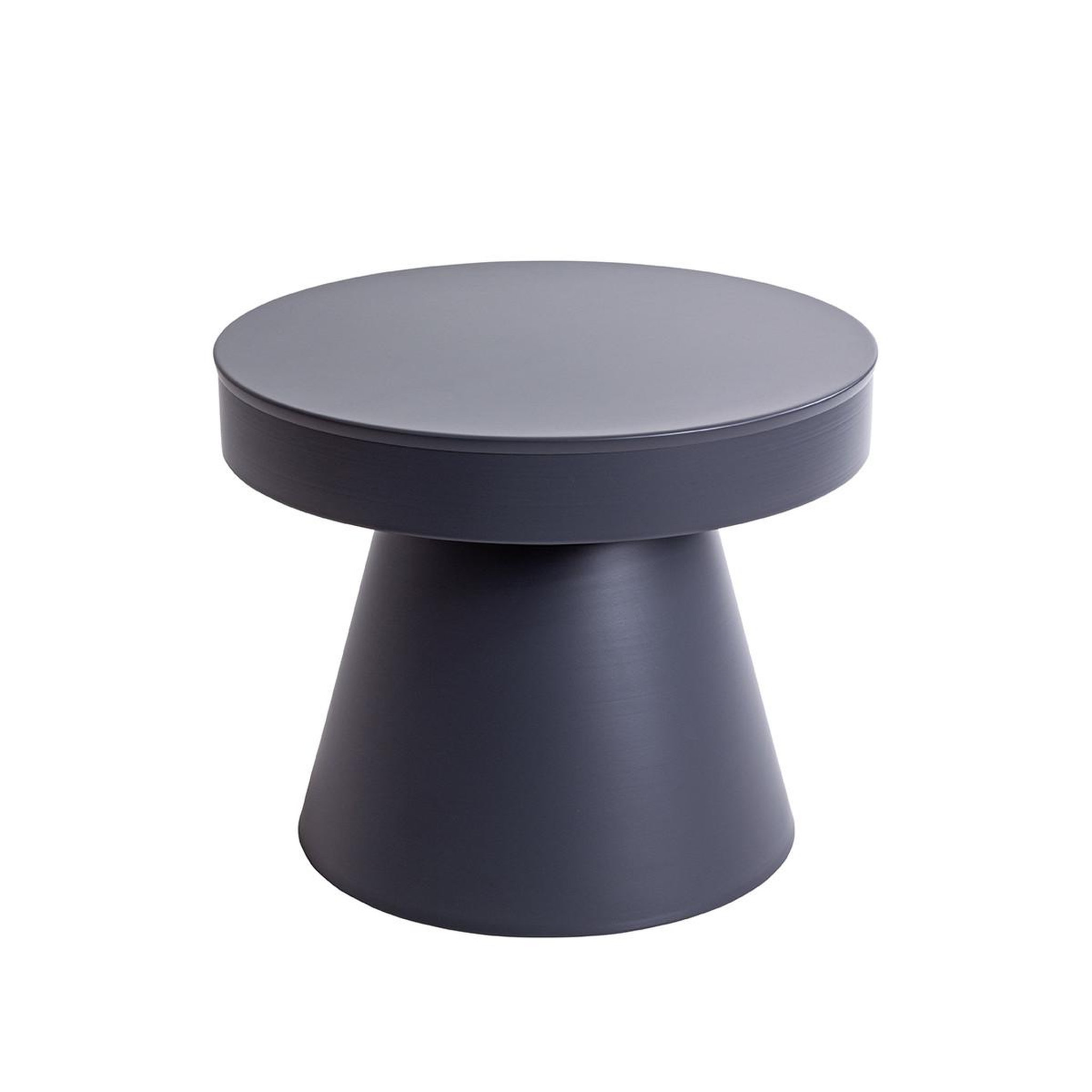 Paris Prix Table d'appoint en métal  steel  50cm anthracite