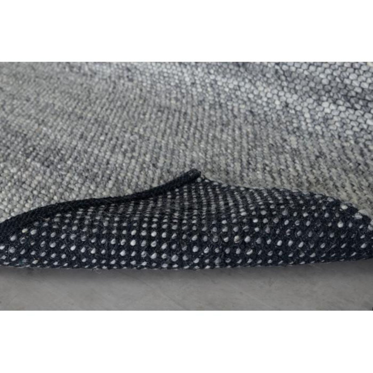 Paris Prix Tapis Déco en Laine  Ganga  251x353cm Argent