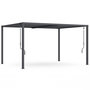 Voir la diapositive 1 : ID MARKET Pergola bioclimatique lames orientables acier 3x4 M gris anthracite