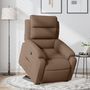 Voir la diapositive 1 : VIDAXL Fauteuil inclinable Marron Tissu
