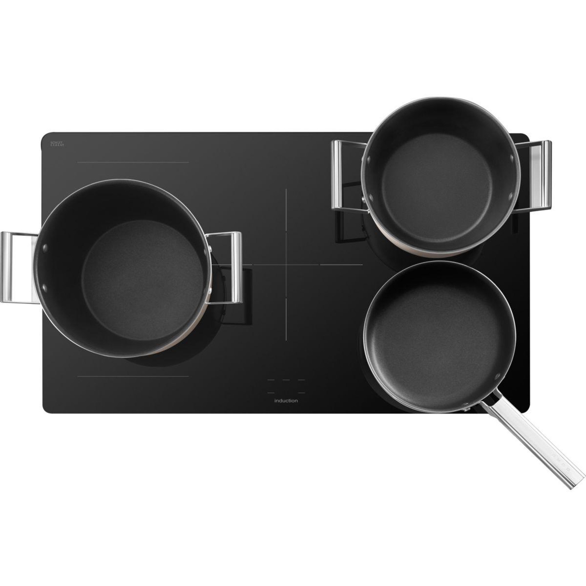 Voir la diapositive 5 : SMEG Piano de cuisson induction SCB95CIX