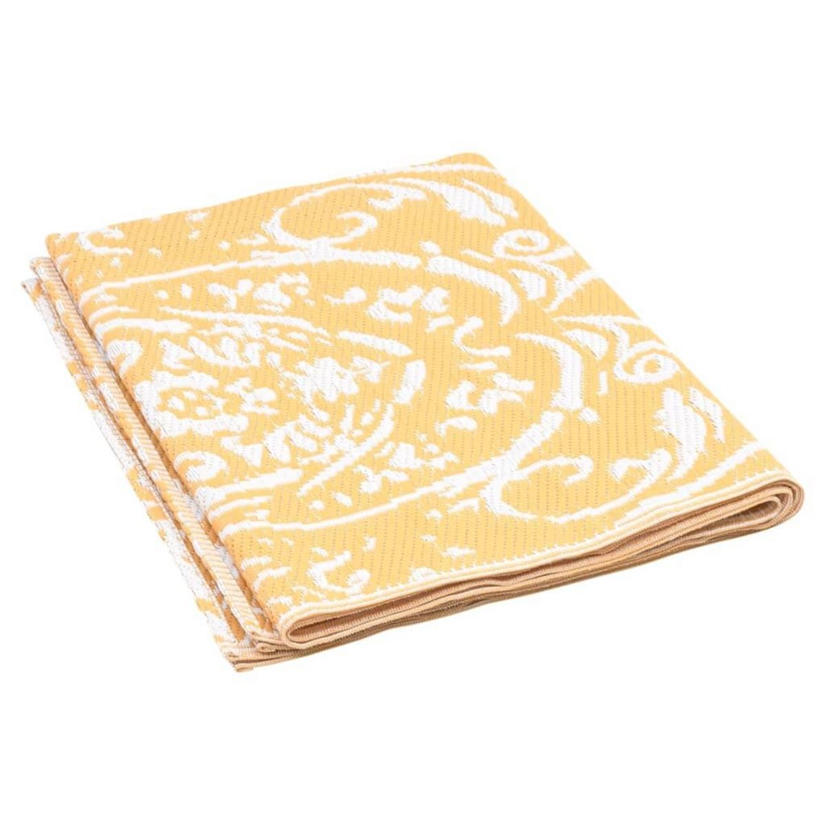 VIDAXL Tapis d'exterieur ARAKIL jaune 140 x 200 cm PP