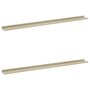 Voir la diapositive 2 : VIDAXL Etageres murales 2 pcs blanc et chene sonoma 115x9x3 cm