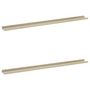 Voir la diapositive 2 : VIDAXL Etageres murales 2 pcs blanc et chene sonoma 115x9x3 cm