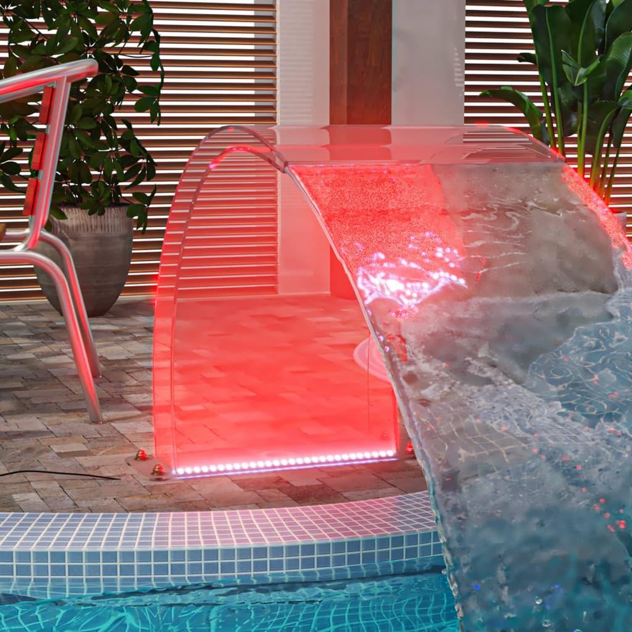 Voir la diapositive 3 : VIDAXL Fontaine de piscine avec LED RVB Acrylique 50 cm