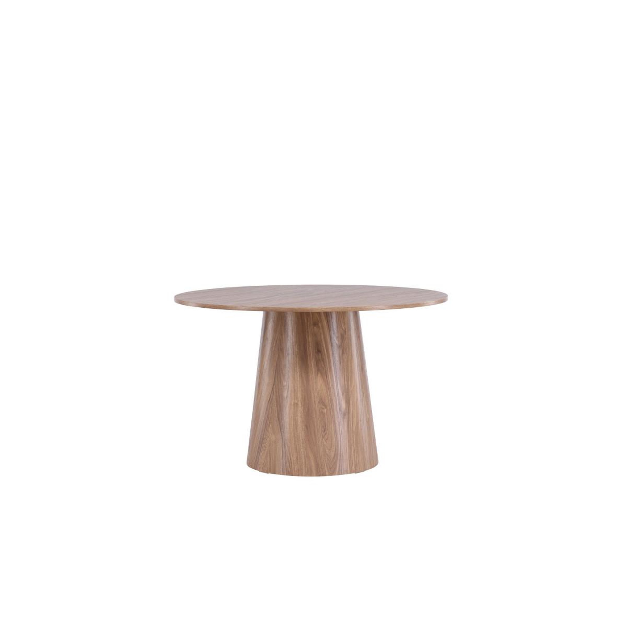 Voir la diapositive 3 : Paris Prix Table à manger ronde  lanzo  120 cm marron