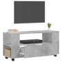 Voir la diapositive 4 : VIDAXL Meuble TV gris beton 102x34,5x43 cm bois d'ingenierie