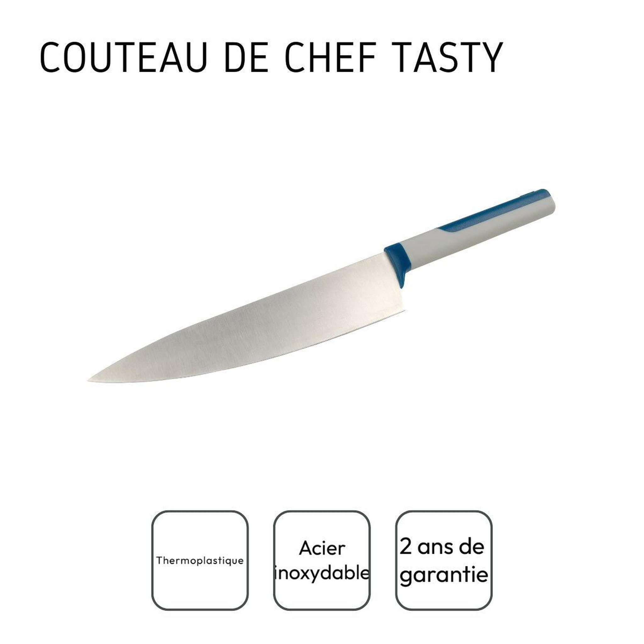 Voir la diapositive 4 : TASTY Grand couteau du chef 33,5 cm tasty core