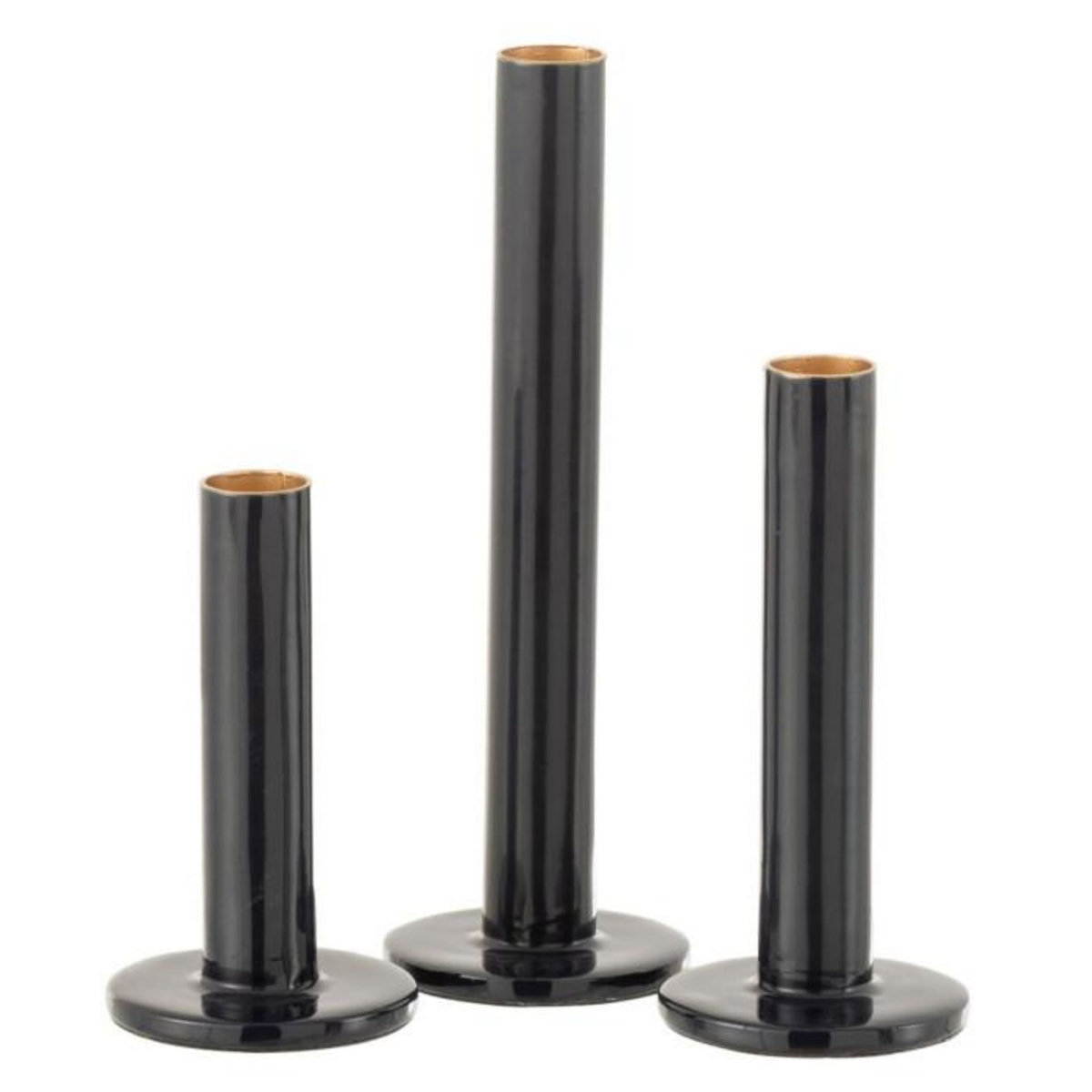 Paris Prix Lot de 3 Chandeliers Déco  Brillant  21cm Bleu