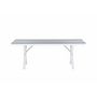 Voir la diapositive 5 : Paris Prix Table de Jardin  Garcia  200cm Gris