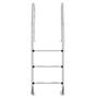 Voir la diapositive 3 : VIDAXL Echelle de piscine 54x38x158 cm acier inoxydable 304
