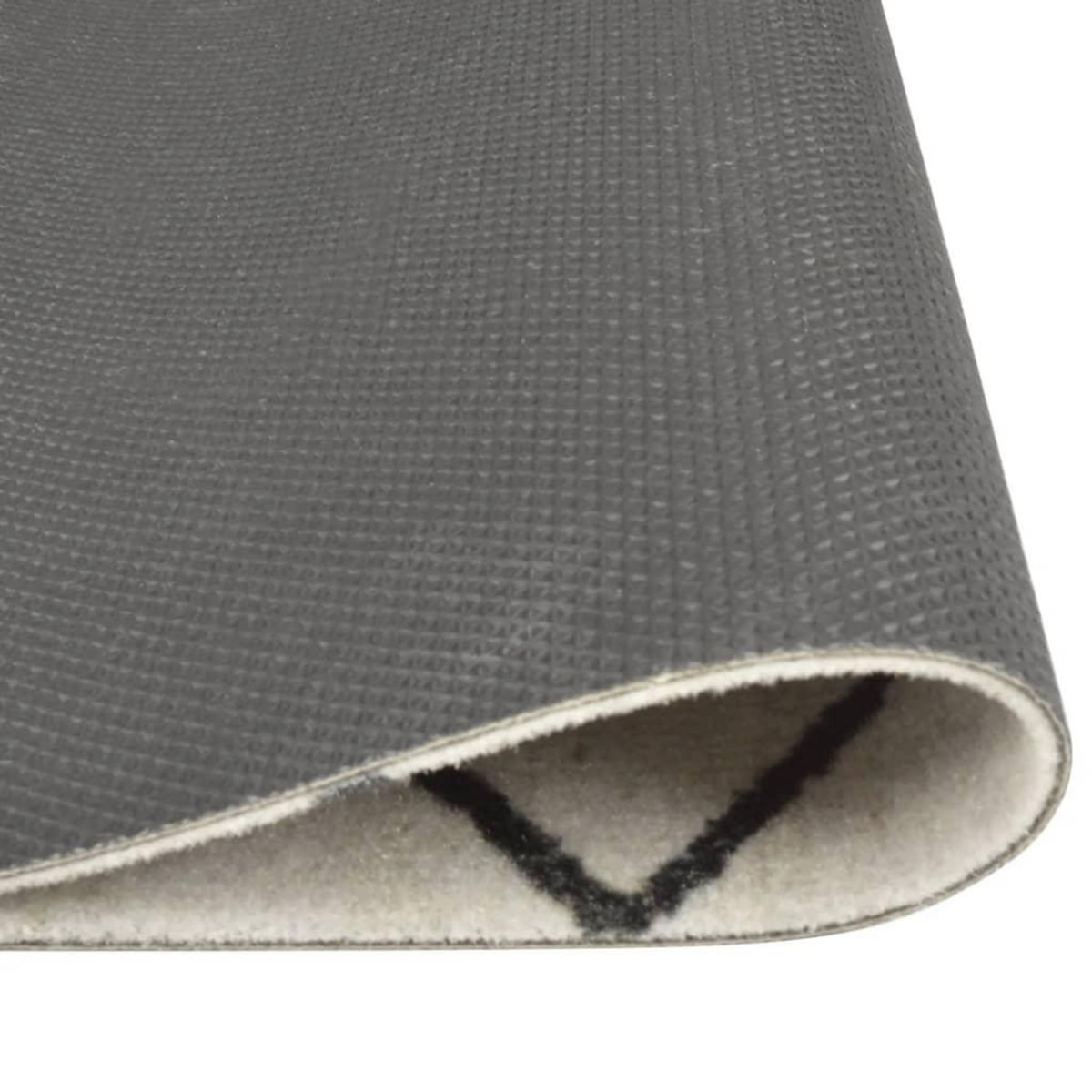 VIDAXL Tapis de cuisine lavable impression carree 60x180 cm velours
