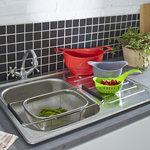 Lot de 3 passoires en plastique 