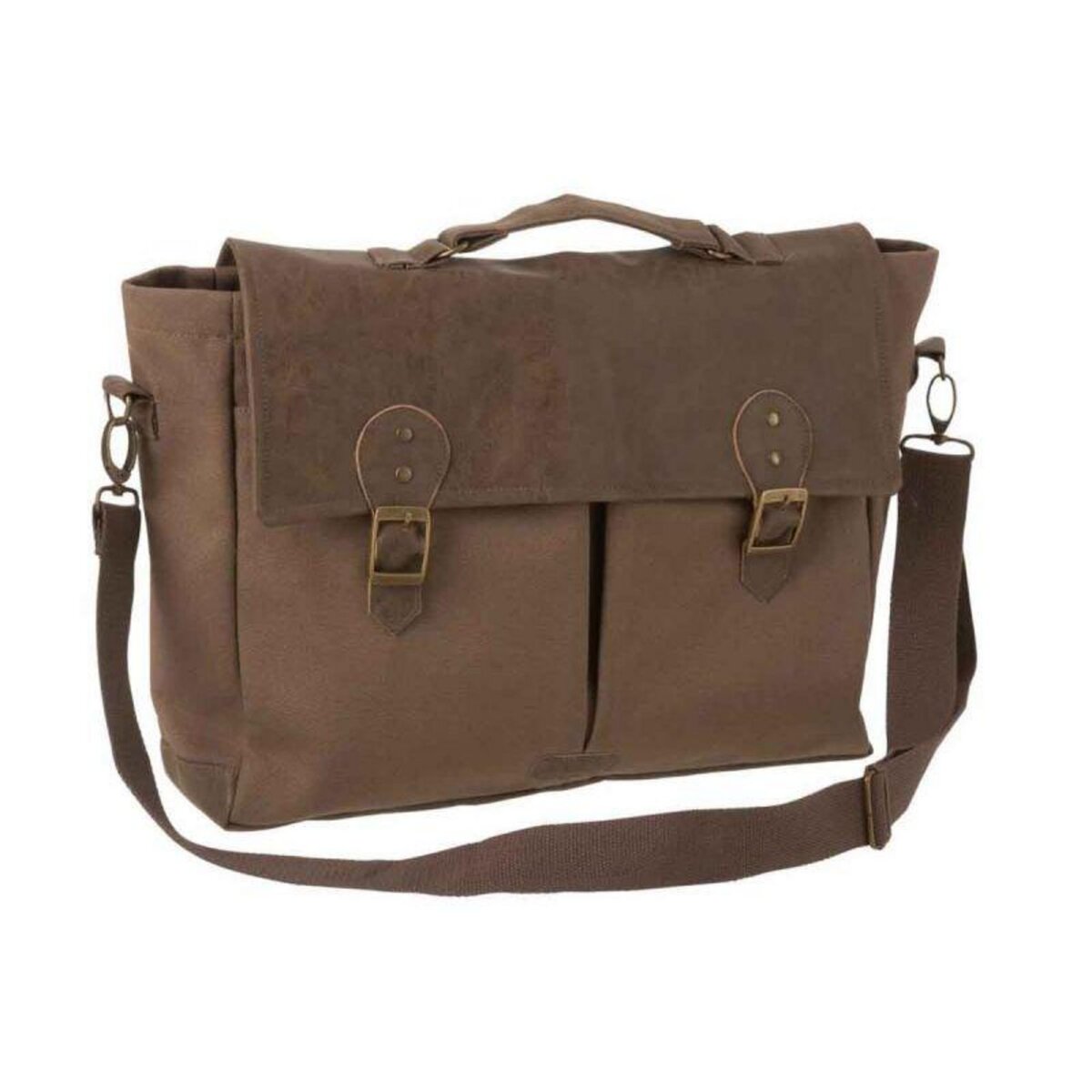 Sac cartable marron new arrivals