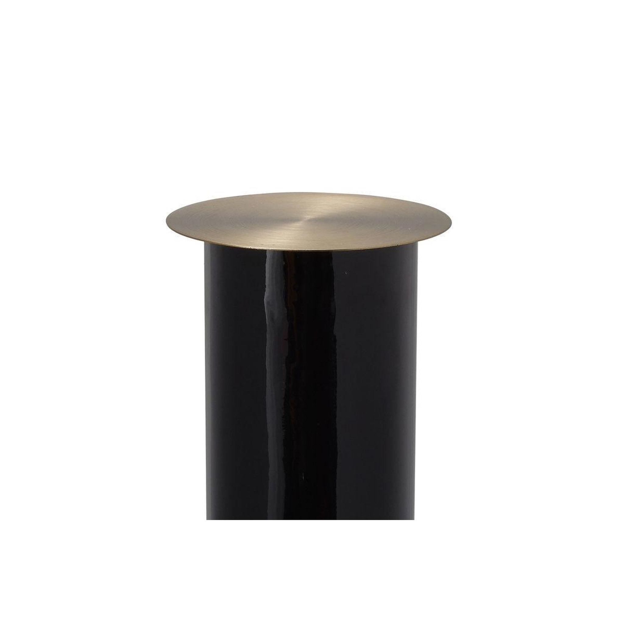Voir la diapositive 2 : Paris Prix Bougeoir de sol  colby  70cm noir & or