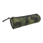 Voir la diapositive 1 : YOUNG'S ATTITUDE Trousse scolaire ronde polyester imprimé camouflage kaki