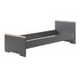 Voir la diapositive 3 : Paris Prix Pack - Lit Enfant & Chevet  London  90x200cm Anthracite