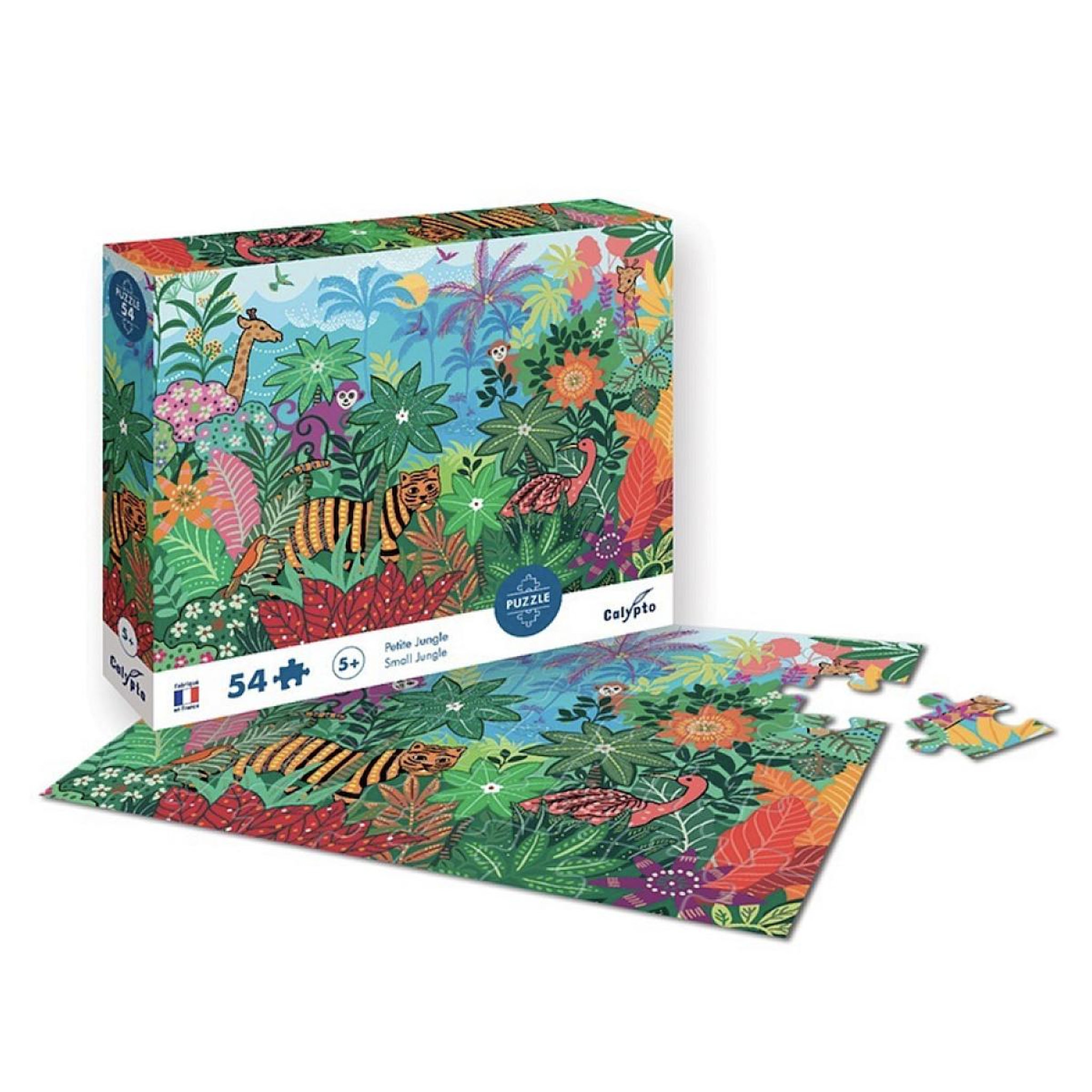 Voir la diapositive 2 : Sentosphere Puzzle 54 pieces - Petite Jungle -