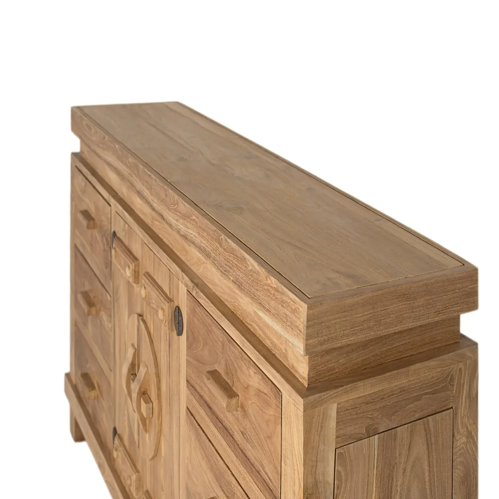 Voir la diapositive 3 : GINER Y COLOMER SL Buffet en bois de teck style oriental rustique