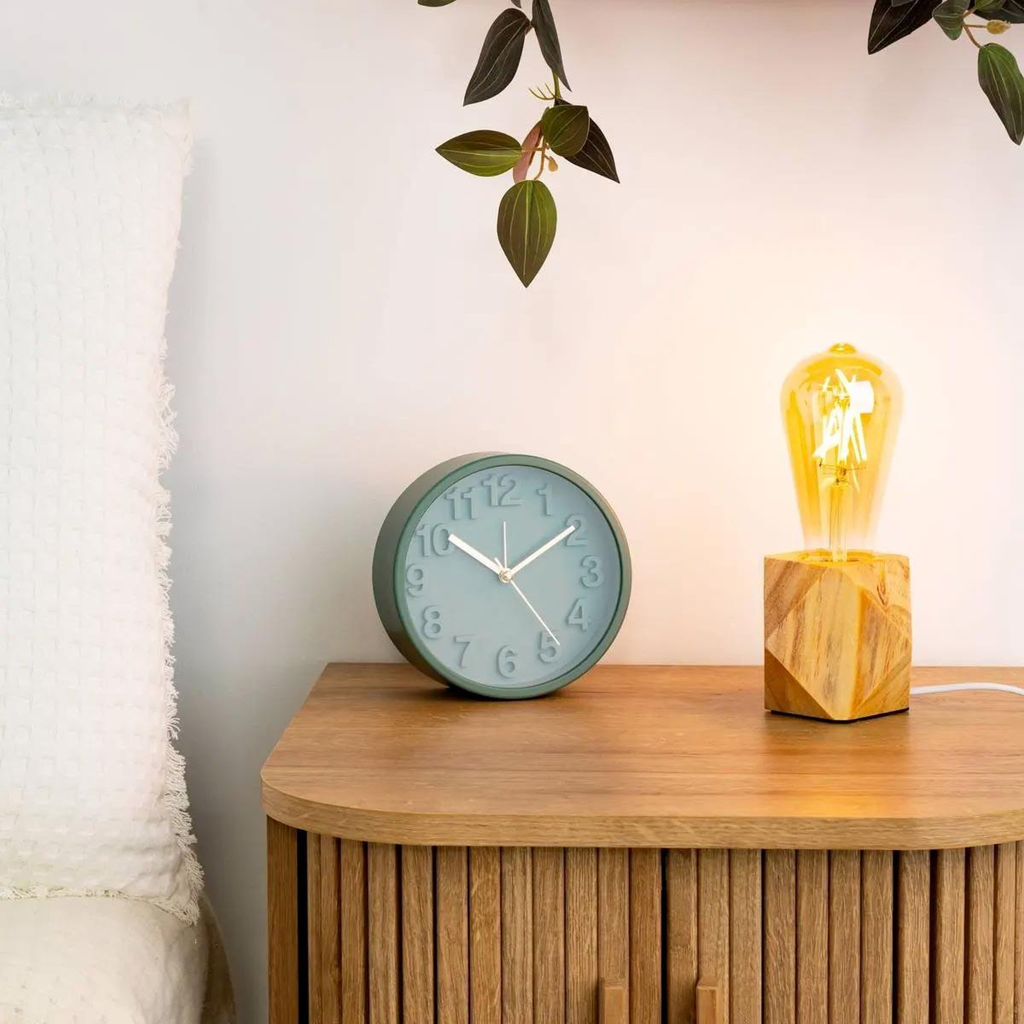 Voir la diapositive 2 : ATMOSPHERA Socle de lampe à poser  bahia  8cm beige
