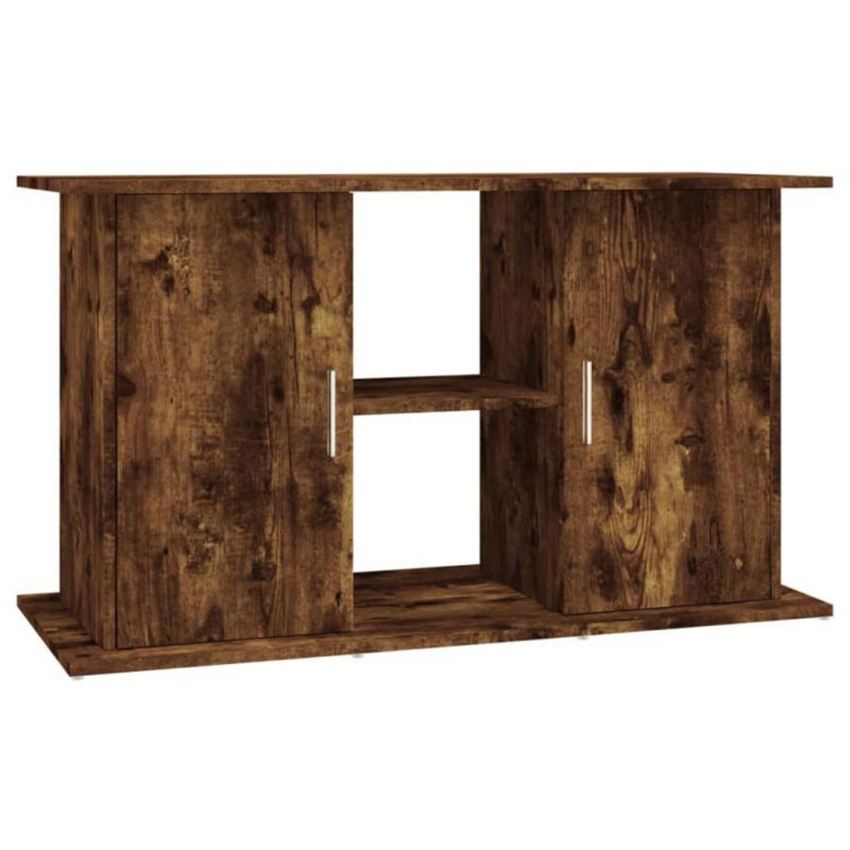 VIDAXL Support pour aquarium chêne fumé 101x41x58 cm bois d ingénierie