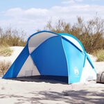 VIDAXL Tente de plage 2 personnes bleu azure escamotable impermeable