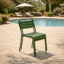 Voir la diapositive 5 : CONCEPT USINE Lot de 2 chaises de jardin empilables vertes BERGAME
