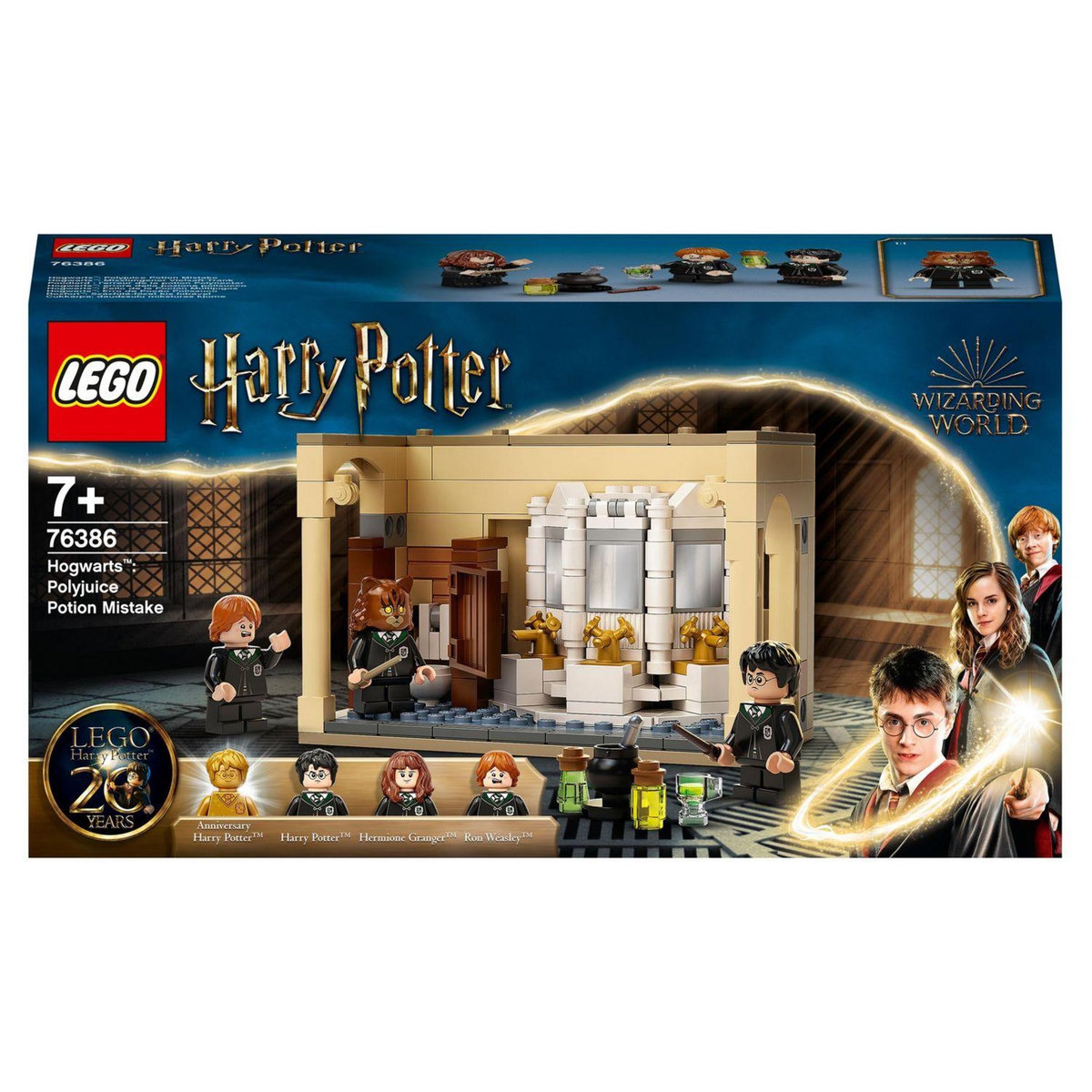 LEGO Harry Potter 76386 - Poudlard : l&rsquo;erreur de la potion Polynectar, Jouet