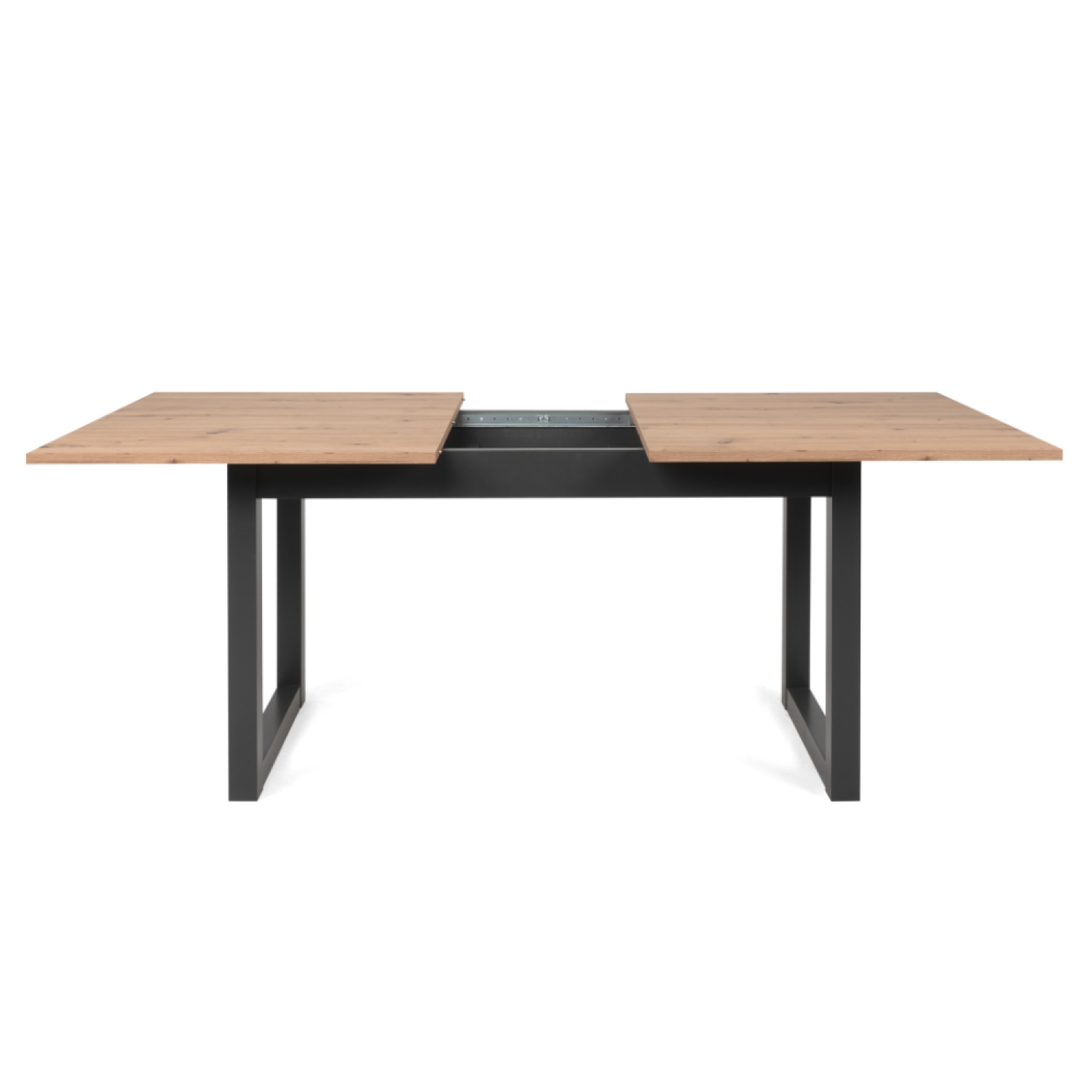 Voir la diapositive 6 : CONCEPT USINE Table à manger industrielle en bois extensible 10 personnes kotor