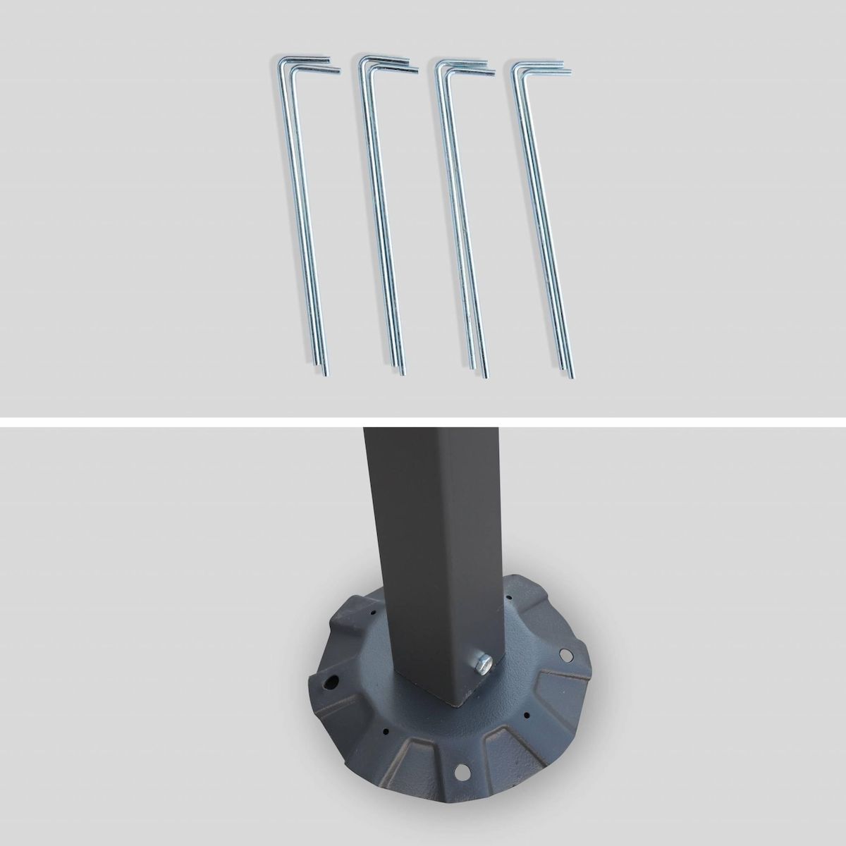 SWEEEK Pergola adossée 3x2,5m - Brestum - Pergola murale