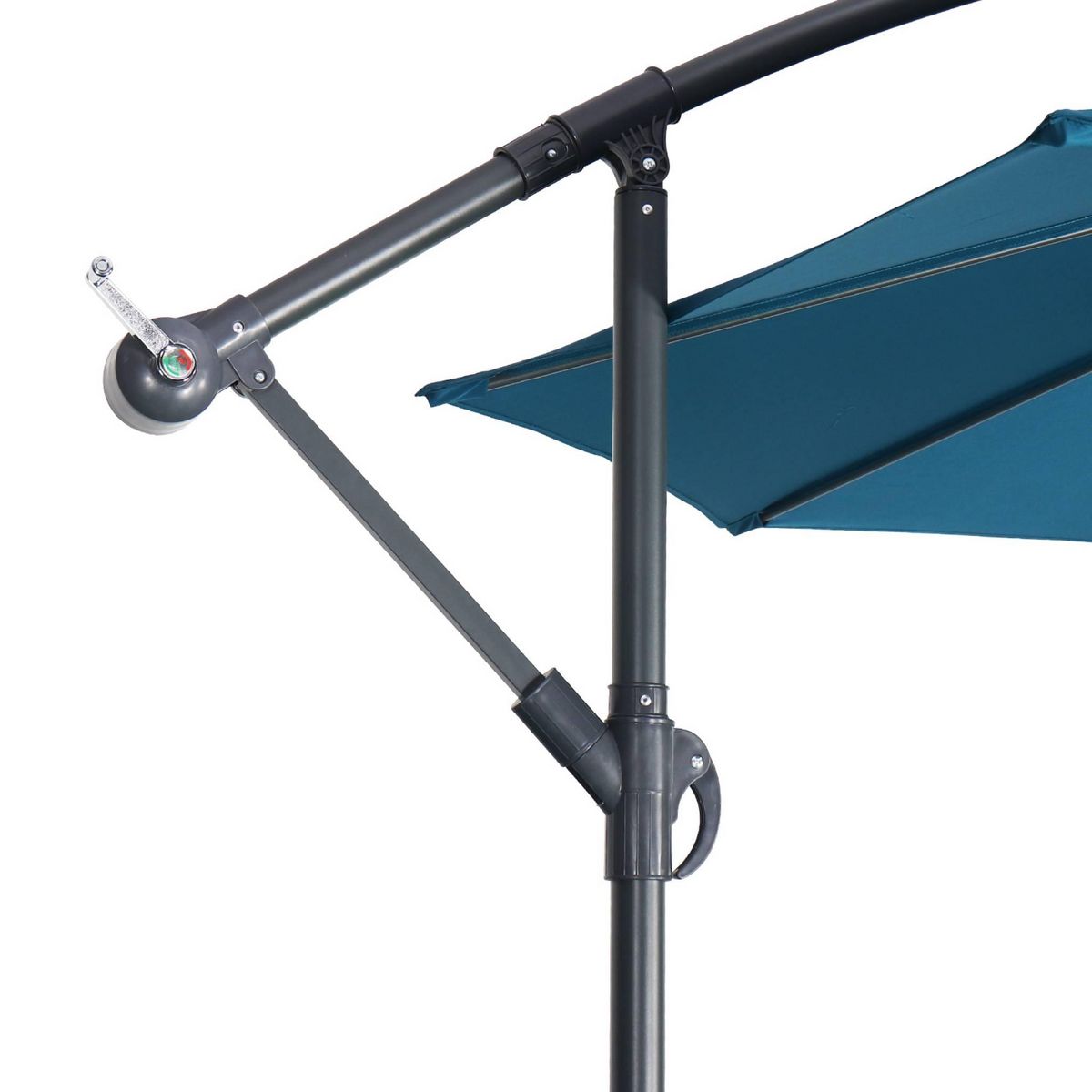 SWEEEK Parasol déporté rond Hardelot diamètre 300cm excentré  8 baleines