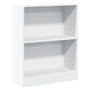 Voir la diapositive 2 : VIDAXL Bibliotheque Blanc 60x24x76 cm Bois d'ingenierie